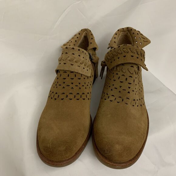 Sofft Bristow Suede Boots Bootie Womens 6 New Brown - Picture 2 of 9